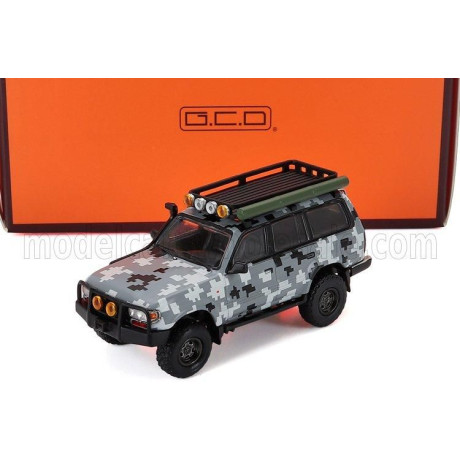 GCD MODELS TOYOTA LAND CRUISER 80 1991 - CAMOUFLAGE 1/64
