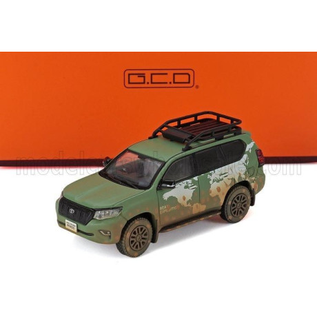 GCD MODELS TOYOTA LAND CRUISER PRADO 150 2021 - CAMOUFLAGE 1/64