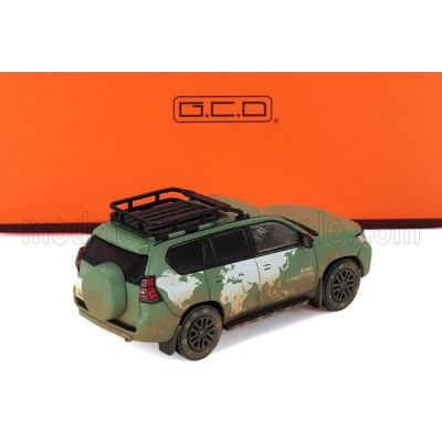 GCD MODELS TOYOTA LAND CRUISER PRADO 150 2021 - CAMOUFLAGE 1/64