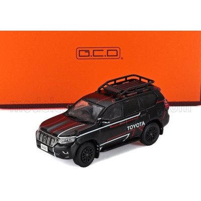 GCD MODELS TOYOTA LAND CRUISER PRADO 150 2021 - MATT BLACK 1/64
