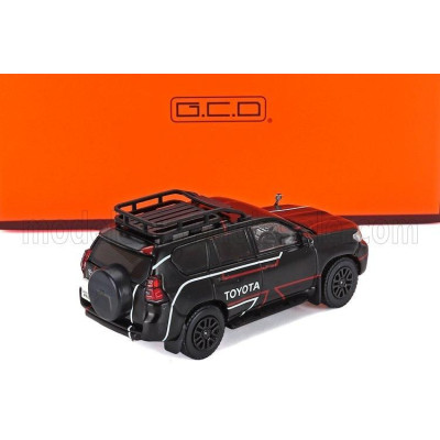 GCD MODELS TOYOTA LAND CRUISER PRADO 150 2021 - MATT BLACK 1/64