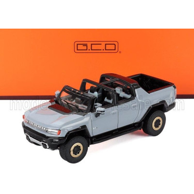 GCD MODELS GMC HUMMER EV 2022 - LIGHT GREY 1/64