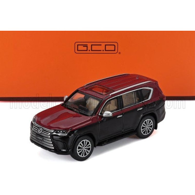 GCD MODELS LEXUS LX600 2021 - BLACK RED 1/64
