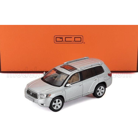 GCD MODELS TOYOTA HIGHLANDER (XU40) 2008 - SILVER 1/64