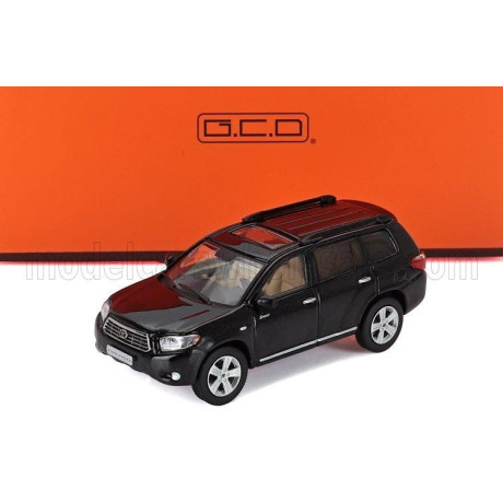 GCD MODELS TOYOTA HIGHLANDER (XU40) 2008 - BLACK 1/64