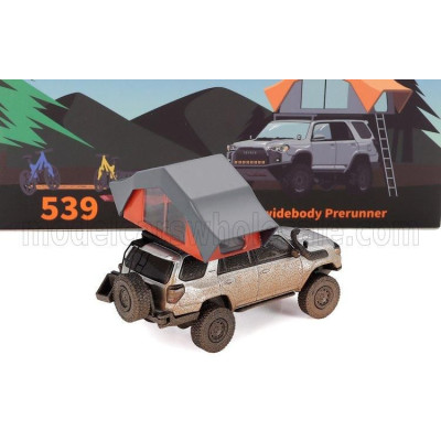 GCD MODELS TOYOTA 4RUNNER WIDEBODY WITH ACCESSORIES 2018 - SILVER 1/64