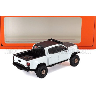 GCD MODELS TOYOTA TACOMA TRD PRO PICK-UP 2022 - WHITE BLACK 1/64