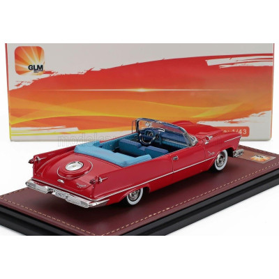 GLM MODELS IMPERIAL CROWN CABRIOLET (SINGLE HEADLIGHT) OPEN 1957 - RED 1/43
