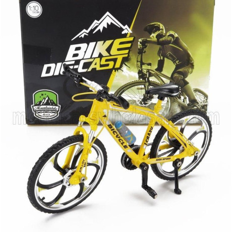 GOLDEN WHEEL MODELS BICICLETTA MOUNTAIN BIKE - YELLOW 1/10