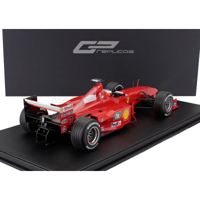 GP REPLICAS FERRARI F1  F399 TEAM SCUDERIA FERRARI N 3 2nd BRAZILIAN GP (with pilot figure) 1999 MICHAEL SCHUMACHER - CON VETRIN