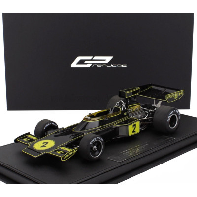 GP REPLICAS LOTUS F1  72E TEAM LOTUS JPS N 2 3rd BRITISH GP 1974 JACKY ICKX - BLACK GOLD 1/18