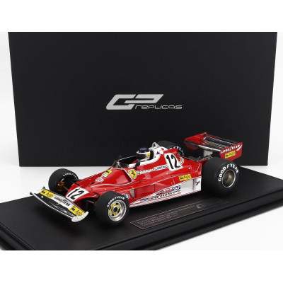 GP REPLICAS FERRARI F1  312T2B TEAM SCUDERIA FERRARI SPA SEFAC N 12 WINNER BRAZILIAN GP (with pilot figure) 1977 CARLOS REUTEMAN