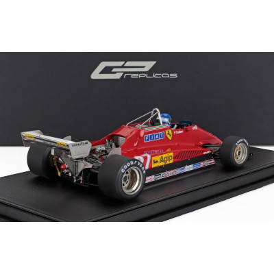 GP REPLICAS FERRARI F1  126C2 (late version) N 27 2nd MONZA ITALY GP (with pilot figure) 1982 PATRICK TAMBAY - RED 1/18