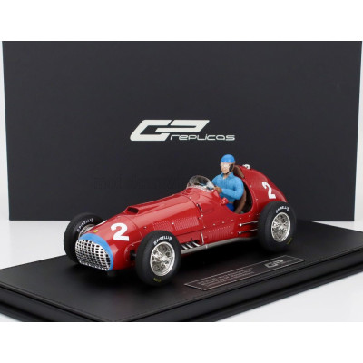 GP REPLICAS FERRARI F1  375 N 2 WINNER ITALY MONZA GP (with pilot figure) 1951 ALBERTO ASCARI - RED 1/18
