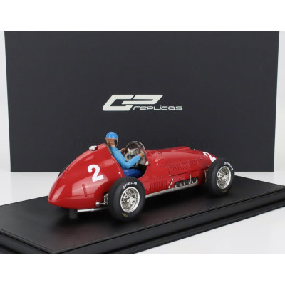 GP REPLICAS FERRARI F1  375 N 2 WINNER ITALY MONZA GP (with pilot figure) 1951 ALBERTO ASCARI - RED 1/18