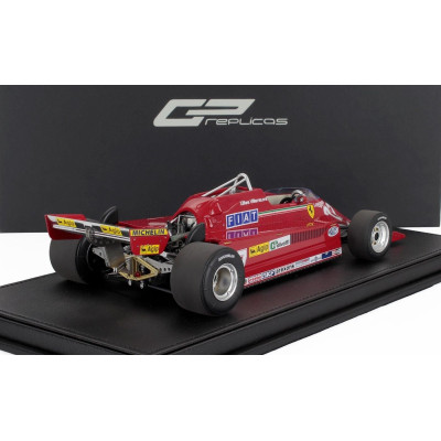 GP REPLICAS FERRARI F1  126CK N 27 WINNER SPAIN GP 1981 GILLES VILLENEUVE - APRIBILE - WITH OPENINGS - DETTAGLIO MOTORE - ENGINE