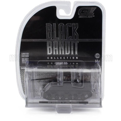 GREENLIGHT TANK M4 SHERMAN MILITARY 1945 - SMOKEY AND THE BANDIT - BLACK GREY 1/64