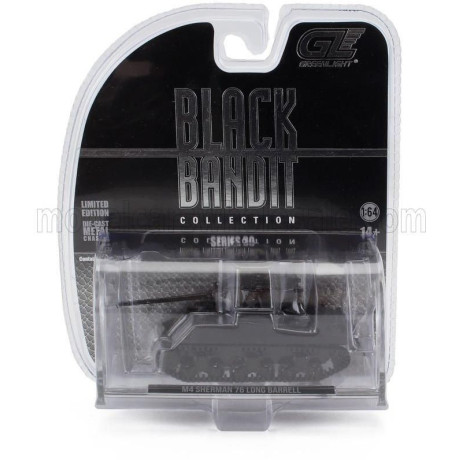 GREENLIGHT TANK M4 SHERMAN MILITARY 1945 - SMOKEY AND THE BANDIT - BLACK GREY 1/64