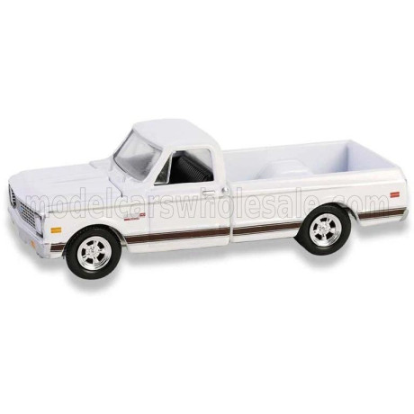 GREENLIGHT CHEVROLET C-10 CHEYENNE PICK-UP 1972 - WHITE 1/64