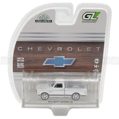 GREENLIGHT CHEVROLET C-10 CHEYENNE PICK-UP 1972 - WHITE 1/64