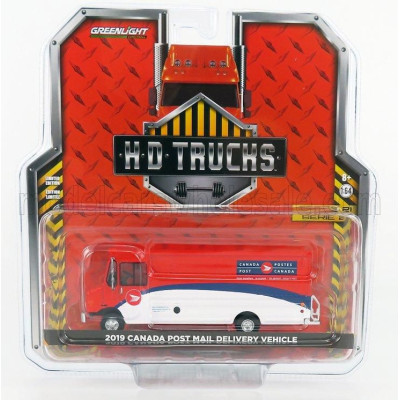 GREENLIGHT TRUCK MAIL DELIVERY CANADA POST 2019 - WHITE RED 1/64