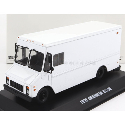 GREENLIGHT GRUMMAN OLSON VAN 1993 - WHITE 1/43