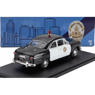 GREENLIGHT FORD USA 1949 LOS ANGELES POLICE 1949 - BLACK WHITE 1/43