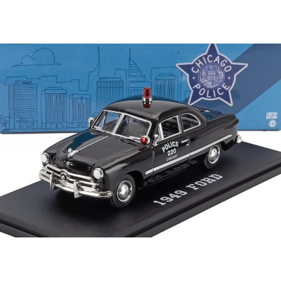 GREENLIGHT FORD USA 1949 CHICAGO POLICE 1949 - BLACK 1/43