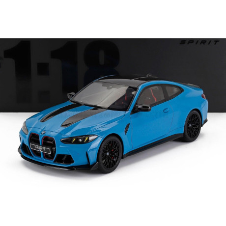 GT SPIRIT BMW 4-SERIES M4 CS M-SPORT 2024 - RIVIERA BLUE 1/18