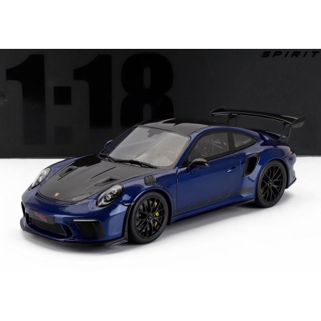 GT SPIRIT PORSCHE 911 991-2 GT3 RS COUPE 2018 - BLUE CARBON BLACK 1/18