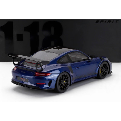 GT SPIRIT PORSCHE 911 991-2 GT3 RS COUPE 2018 - BLUE CARBON BLACK 1/18