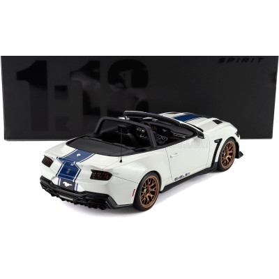 GT SPIRIT FORD USA MUSTANG SUPER SNAKE COUPE 2025 - WHITE BLUE 1/18