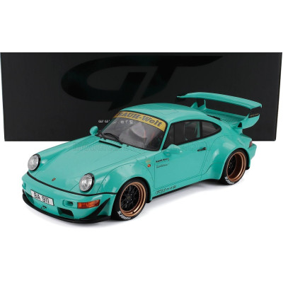 GT SPIRIT PORSCHE 911 930 RWB TIFFANY COUPE 2020 - LIGHT BLUE 1/12