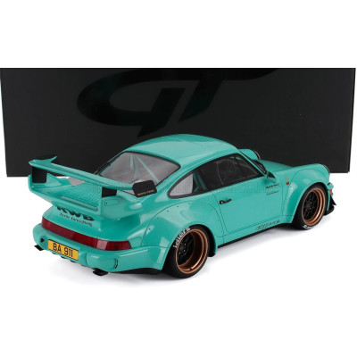GT SPIRIT PORSCHE 911 930 RWB TIFFANY COUPE 2020 - LIGHT BLUE 1/12