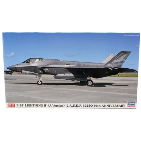 HASEGAWA LOCKHEED MARTIN F-35 LIGHTNING II MILITARY A-VERSION J.A.S.D.F. 302SQ 50th ANNIVERSARY 2016 - AIRPLANE 1/72