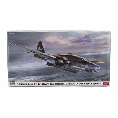 HASEGAWA MITSUBISHI Ki67 TYPE 4 PEGGY BOMBER MILITARY AIRPLANE 1941 1/72