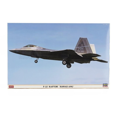 HASEGAWA LOCKHEED MARTIN F-22A RAPTOR AIRPLANE MILITARY 1990 1/48