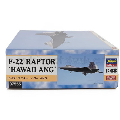 HASEGAWA LOCKHEED MARTIN F-22A RAPTOR AIRPLANE MILITARY 1990 1/48