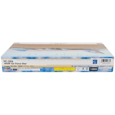 HASEGAWA BOEING VC-25A 89AW 1990 - AIR FORCE ONE - PERSONAL AIRPLANE PRESIDENT UNITED STATE OF AMERICA 1/200