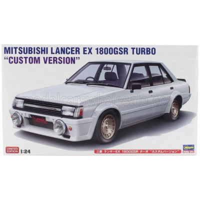 HASEGAWA MITSUBISHI LANCER EX 1800 GSR TURBO CUSTOM VERSION 1983 1/24