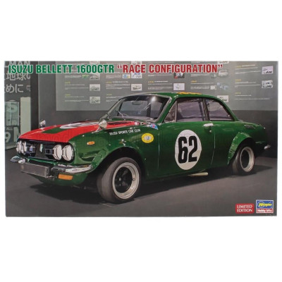 HASEGAWA ISUZU BELLETT 1600 GTR N 62 RACING 1969 1/24