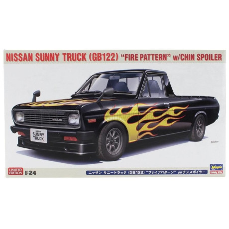 HASEGAWA NISSAN SUNNY (GB122) PICK-UP 1975 1/24