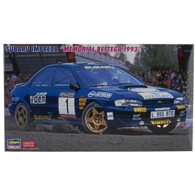 HASEGAWA SUBARU IMPREZA WRC 555 N 1 WINNER RALLY MEMORIAL BETTEGA 1993 COLIN McRAE 1/24