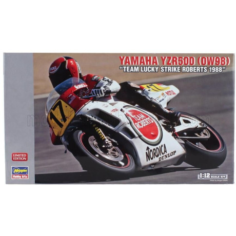 HASEGAWA YAMAHA YZR 500 TEAM LUCKY STRIKE N 17 500cc SEASON 1988 KENNY ROBERTS 1/12