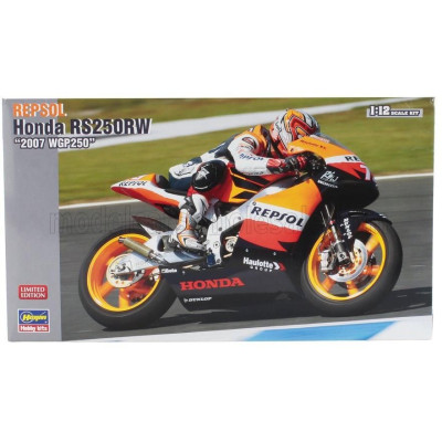 HASEGAWA HONDA RS250RW TEAM REPSOL N 73 250cc SEASON 2007 SHUHEI AOYAMA 1/12