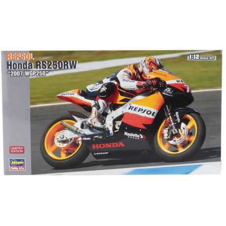 HASEGAWA HONDA RS250RW TEAM REPSOL N 73 250cc SEASON 2007 SHUHEI AOYAMA 1/12