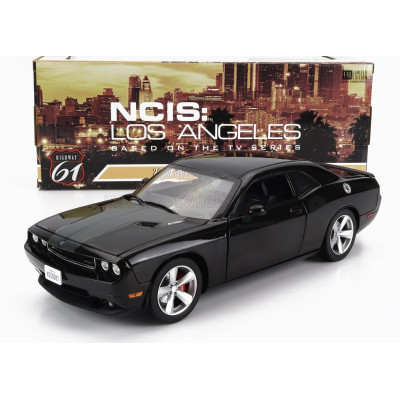 HIGHWAY61 DODGE CHALLENGER SRT8 COUPE 2009 - POLICE NCIS LOS ANGELES - BLACK 1/18