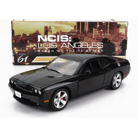 HIGHWAY61 DODGE CHALLENGER SRT8 COUPE 2009 - POLICE NCIS LOS ANGELES - BLACK 1/18