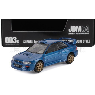 IGNITION MODEL SUBARU IMPREZA 22B STi (GC8) 1998 - BLUE MET 1/64