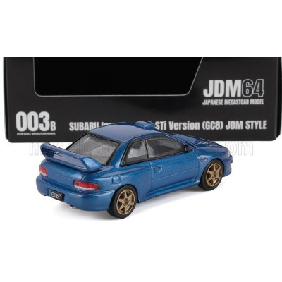 IGNITION MODEL SUBARU IMPREZA 22B STi (GC8) 1998 - BLUE MET 1/64